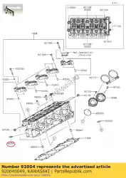 Aqui você pode pedir o stud, 8x18 em Kawasaki , com o número da peça 920040049: