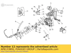 Piaggio Group AP8133800 zawór odpowietrzaj?cy - Dół