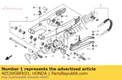 ketting, aandrijving (rk) (rk420 van Honda, met onderdeel nummer 40530GBFK01, bestel je hier online:
