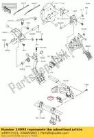 140931021, Kawasaki, 01 couverture, interrupteur kawasaki  1000 2020, Nouveau