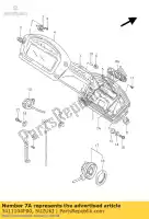 3411104F00, Suzuki, geval suzuki xf 650 1997 1998 1999 2000 2001, Nieuw