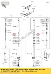 Here you can order the ring-snap klx250saf from Kawasaki, with part number 920330080: