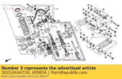 momenteel geen beschrijving beschikbaar van Honda, met onderdeel nummer 50252KA4730, bestel je hier online: