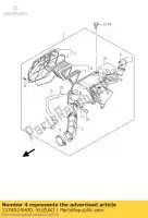 1374024H00, Suzuki, capuchon, filtre à air suzuki drz  l dr sm dr125sm 125sm 125 , Nouveau