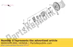 Here you can order the bolt,hex.,6x30 from Honda, with part number 90001KPL900: