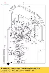 Suzuki 1358037F01 zespó? czujnika - Dół