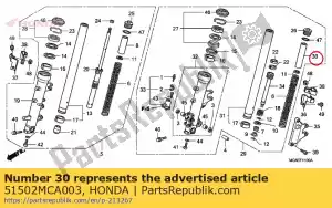 Honda 51502MCA003 kraag b, veer - Onderkant