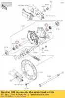 601B6202UU, Kawasaki, rodamiento de bolas ex500-a1 kawasaki  d tracker eliminator er gpz klx kr kx ninja 80 85 125 140 150 230 250 500 1987 1988 1989 1994 1995 1996 1997 1998 1999 2000 2001 2002 2003 2004 2005 2006 2007 2008 2009 2010 2011 2012 2013 2014 2015 2016 2017 2018 2019 2020 2021, Nuevo