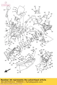 yamaha 36C2835V01UJ painel 2 - Lado inferior