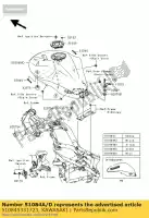 510845331723, Kawasaki, tank-comp-carburante, c.p.blue kawasaki er6f  a b er 6f abs 650 , Nuovo