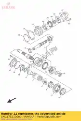 Aqui você pode pedir o habitação, rolamento em Yamaha , com o número da peça 1MC175210000: