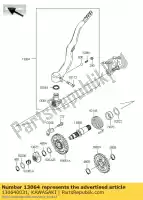 130640031, Kawasaki, leva assy-calcio kawasaki kx  f kx450f 450 , Nuovo