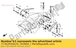 Here you can order the no description available at the moment from Honda, with part number 77362MJG670: