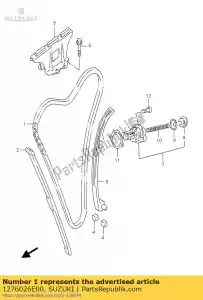 Suzuki 1276026E00 chain ,camshaft - Bottom side