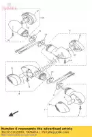 36C833202000, Yamaha, gruppo luci lampeggianti anteriori 2 yamaha fz xj 600 800 2013 2014 2015 2016, Nuovo