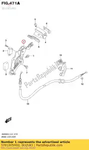suzuki 5781005H00 d?wignia, hamulec lo - Dół