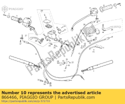 Aprilia 866466, Trasmissione frizione, OEM: Aprilia 866466