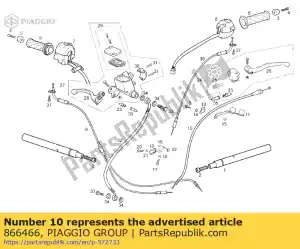 Piaggio Group 866466 transmission d'embrayage - La partie au fond