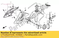 17516GCF930, Honda, Band, tank rr. honda crf 70 2005 2006 2007 2008 2009 2010 2011 2012, New