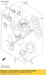 Here you can order the spacer,upper br from Suzuki, with part number 6268536F00: