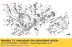 Here you can order the no description available at the moment from Honda, with part number 22710MEH000: