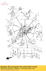 yamaha 5SUH252U0000 cover - Bottom side