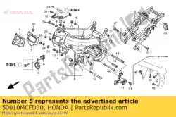 Here you can order the body set, frame from Honda, with part number 50010MCFD30: