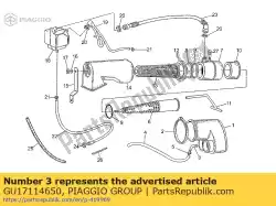 Qui puoi ordinare tubo da Piaggio Group , con numero parte GU17114650: