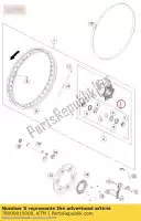 78009015000, KTM, rep. przedniego ko?a zestaw husqvarna ktm  enduro exc smr sx sxs xc xcf xcr 125 144 150 200 250 300 350 400 450 500 505 525 530 560 690 701 2007 2008 2009 2010 2011 2012 2013 2014 2015 2016 2017 2018 2019 2020 2021, Nowy