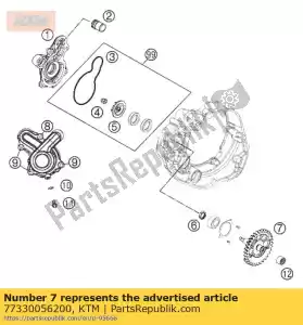 ktm 77330056200 équipement d'équilibrage ks 32-t 07 - La partie au fond