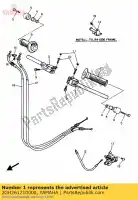 2GH261210000, Yamaha, handlebar (left) yamaha fzr 1000, New