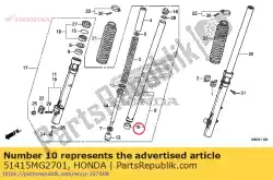 Ici, vous pouvez commander le buisson, curseur auprès de Honda , avec le numéro de pièce 51415MG2701: