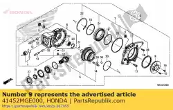 Qui puoi ordinare spessore c, pignone (1. 44) da Honda , con numero parte 41452MGE000: