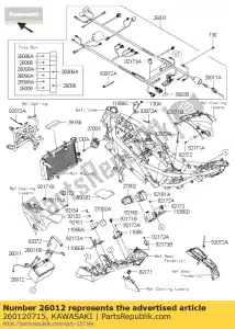 Kawasaki 260120715 batteria, ytx9-bs, 12v 8ah - Il fondo