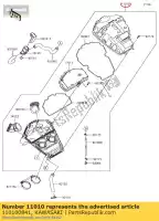 110100841, Kawasaki, filter-assy-air kle650eff kawasaki  kle 650 2015 2016 2017 2018, Novo