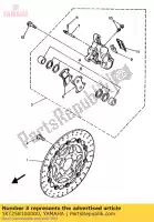 1KT258100000, Yamaha, caliper assy (right) yamaha tzr 250, New