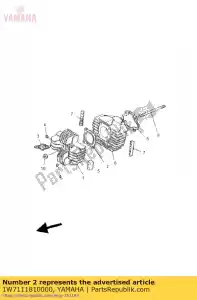 yamaha 1W7111810000 uszczelka g?owicy cylindra - Dół