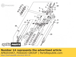 Aprilia AP8203447, Arbusto, OEM: Aprilia AP8203447