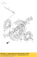 5411105H00YD8, Suzuki, wiel, fr (14m / cx suzuki an 400 2007 2008 2009 2010 2011, Nieuw