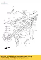 4427010F02, Suzuki, coperchio, serbatoio carburante suzuki vl intruder lc c1500 vl1500 1500 , Nuovo