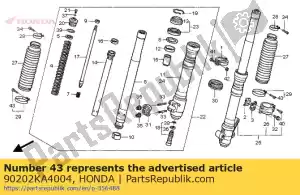 honda 90202KA4004 vite, padella, 4x16 (kayaba) - Il fondo