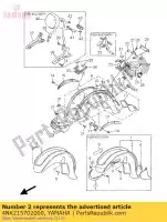 4NK215702000, Yamaha, graphic set, front fender yamaha xvz royalstar 1300, New