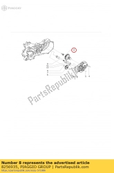 Aprilia 8256935, Arbre d'entraînement assy, OEM: Aprilia 8256935