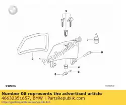 Qui puoi ordinare bullone di montaggio da BMW , con numero parte 46632351657: