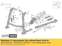 AP8150492, Piaggio Group, tornillo aprilia rst futura 1000, Nuevo