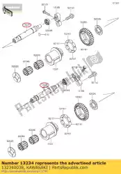 Aqui você pode pedir o shaft-comp zx1400a7f em Kawasaki , com o número da peça 132340038: