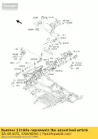 321601675, Kawasaki, frame-comp kvf300-a3 kawasaki kvf 300 2001 2002, Novo