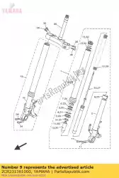 Qui puoi ordinare tubo, esterno da Yamaha , con numero parte 2CR231361000: