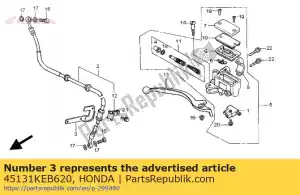 Honda 45131KEB620 rester fr brk tuyau cla - La partie au fond