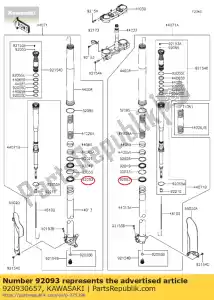 kawasaki 920930657 selo kx450fff - Lado inferior